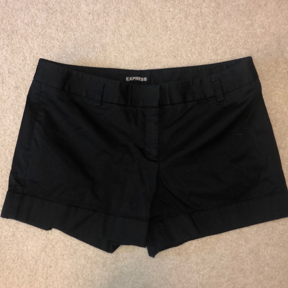 Express Black Shorts